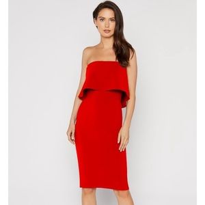 Likely Driggs Dress in Scarlet